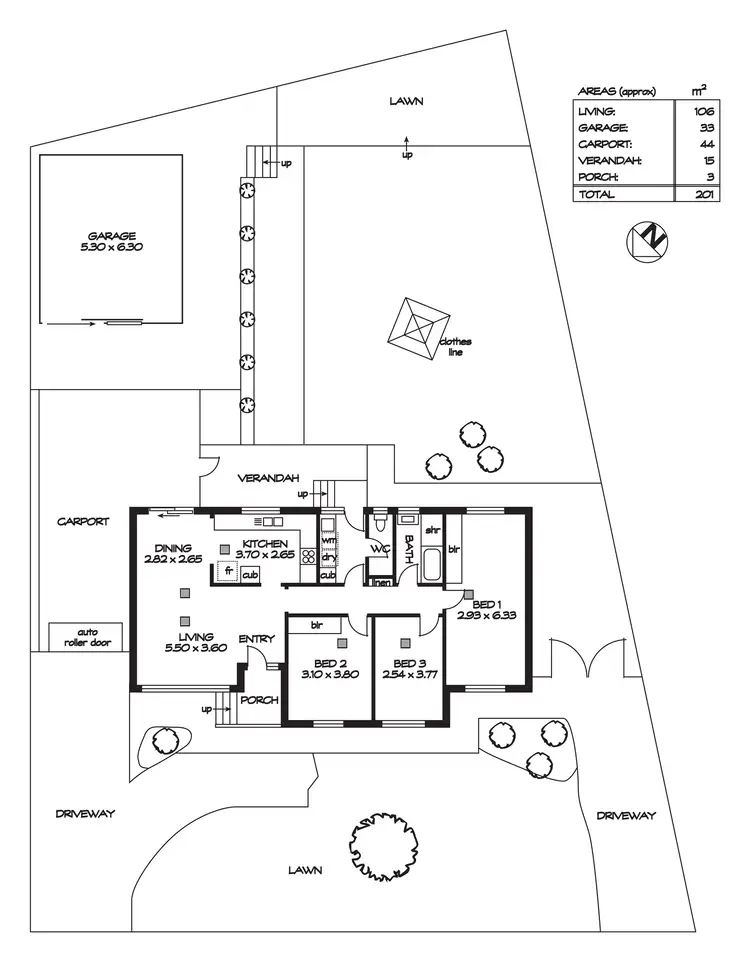 Floorplan of Homely house listing, 36 Aragon Road, Ingle Farm SA 5098