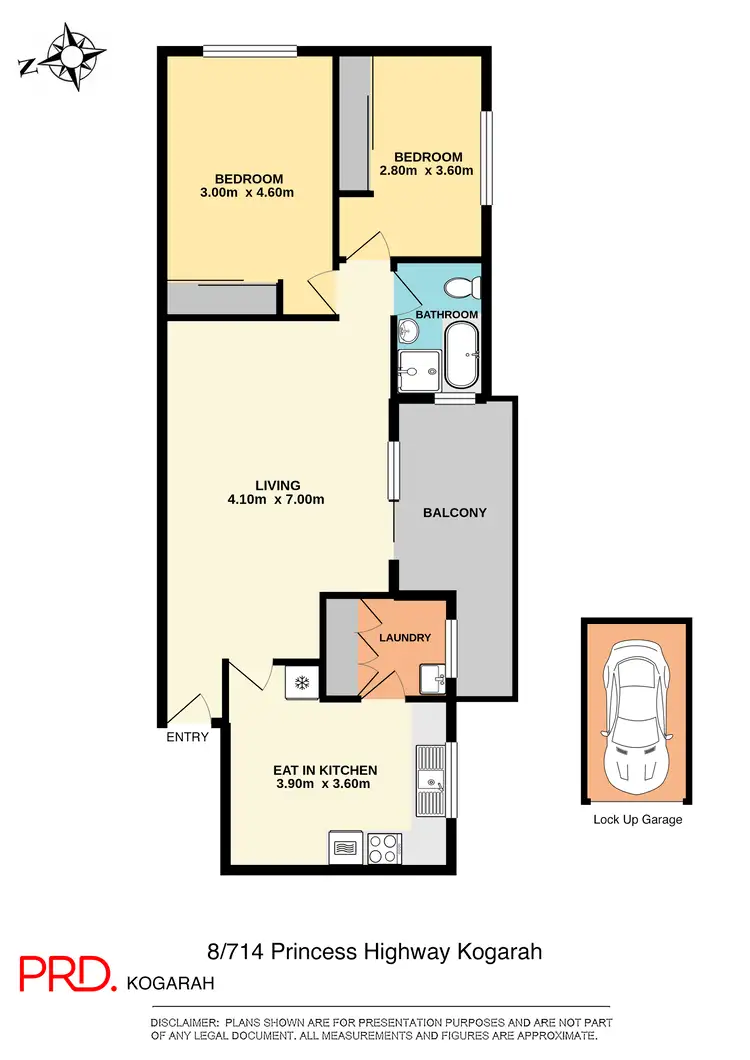 Floorplan of Homely unit listing, 8/714 Princes Highway, Kogarah NSW 2217