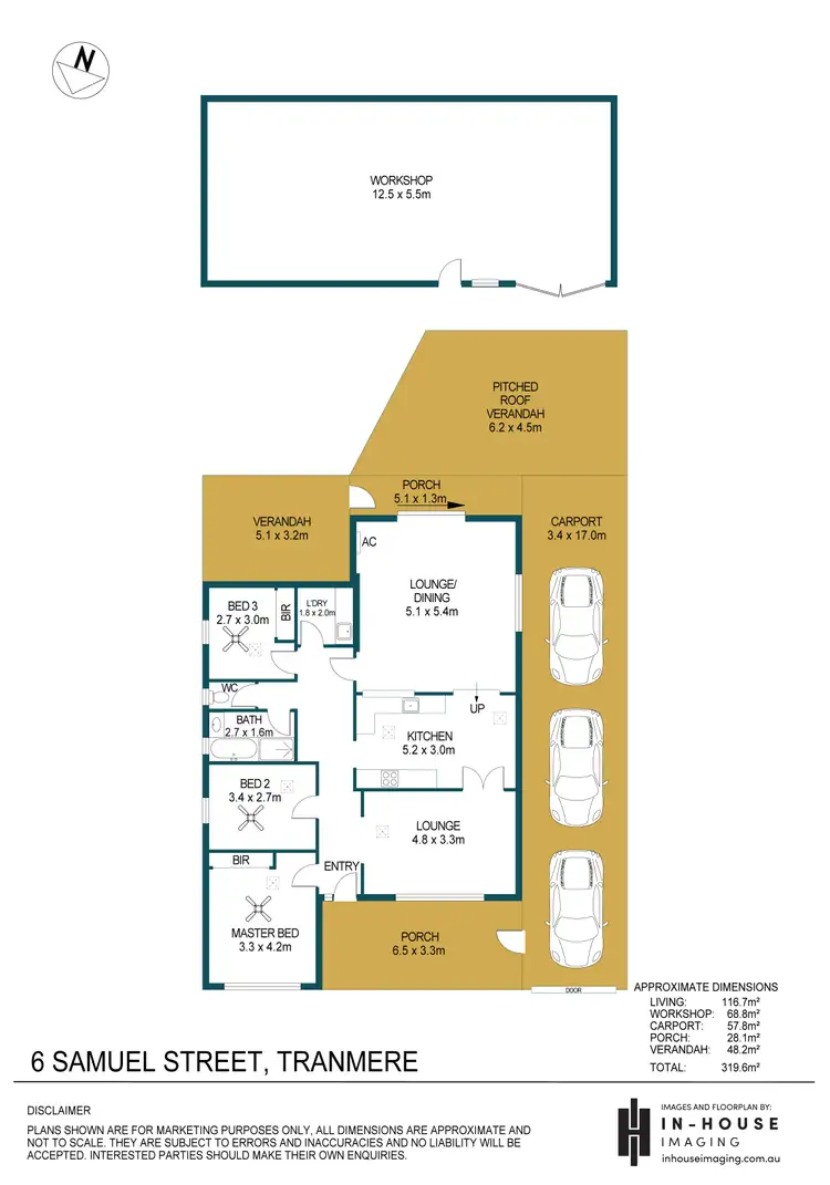 Floorplan of Homely house listing, 6 Samuel Street, Tranmere SA 5073