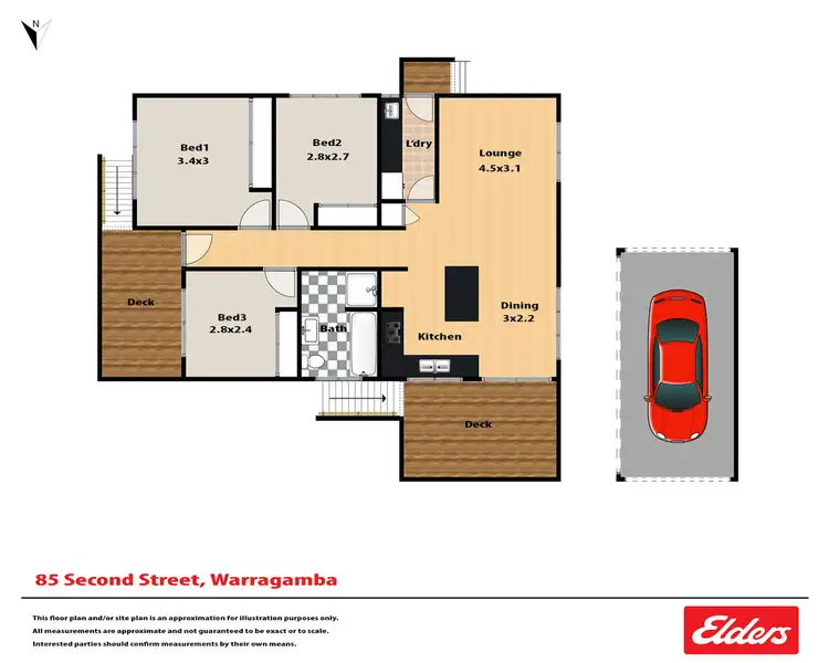 Floorplan of Homely house listing, 85 Second Street, Warragamba NSW 2752