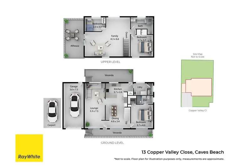 Floorplan of Homely house listing, 13 Copper Valley Close, Caves Beach NSW 2281