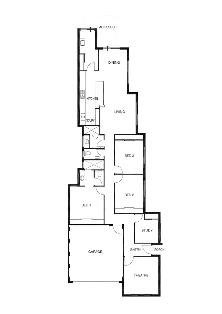 Floorplan of Homely house listing, 4B Dunford Street, Willagee WA 6156