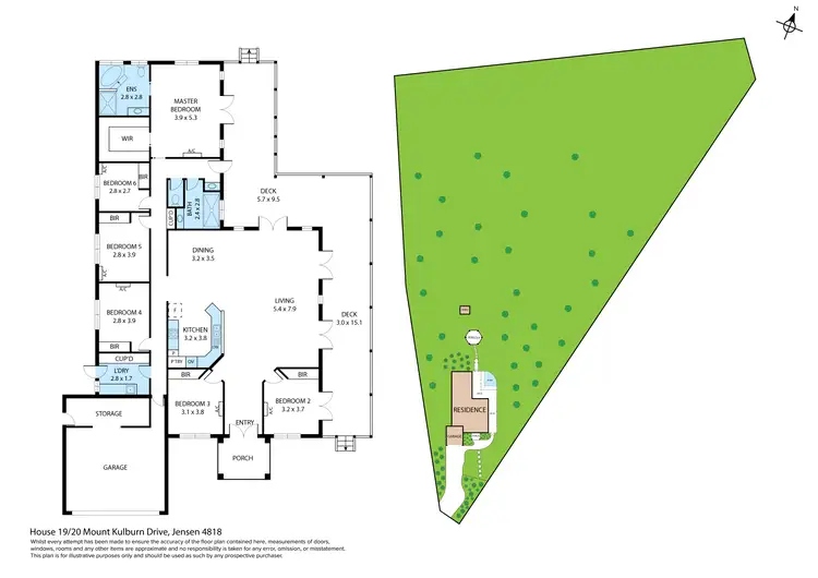 Floorplan of Homely house listing, 19/20 Mount Kulburn Drive, Jensen QLD 4818
