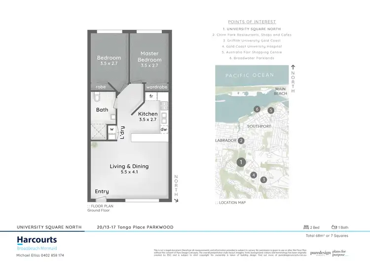Floorplan of Homely unit listing, 20/13 Tonga Place, Parkwood QLD 4214