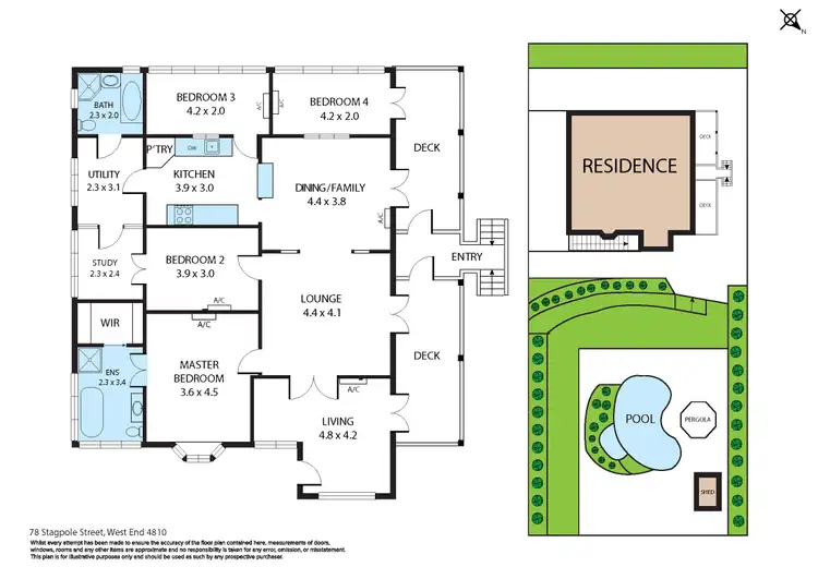 Floorplan of Homely house listing, 78 Stagpole Street, West End QLD 4810