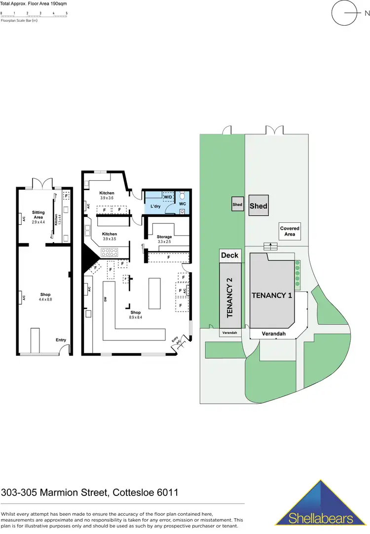 Floorplan of Homely house listing, 303-305 Marmion Street, Cottesloe WA 6011