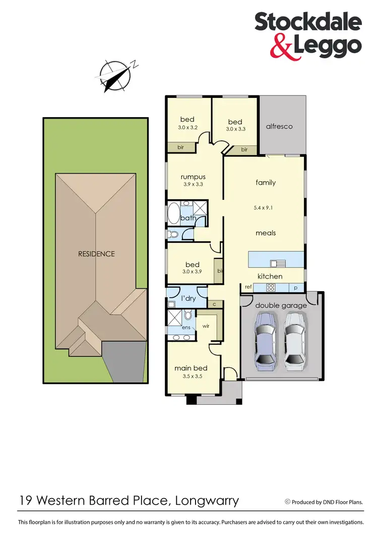 Floorplan of Homely house listing, 19 Western Barred Place, Longwarry VIC 3816