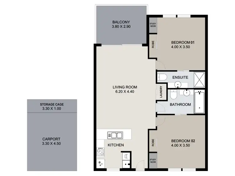 Floorplan of Homely unit listing, 11/487 Ipswich Road, Annerley QLD 4103