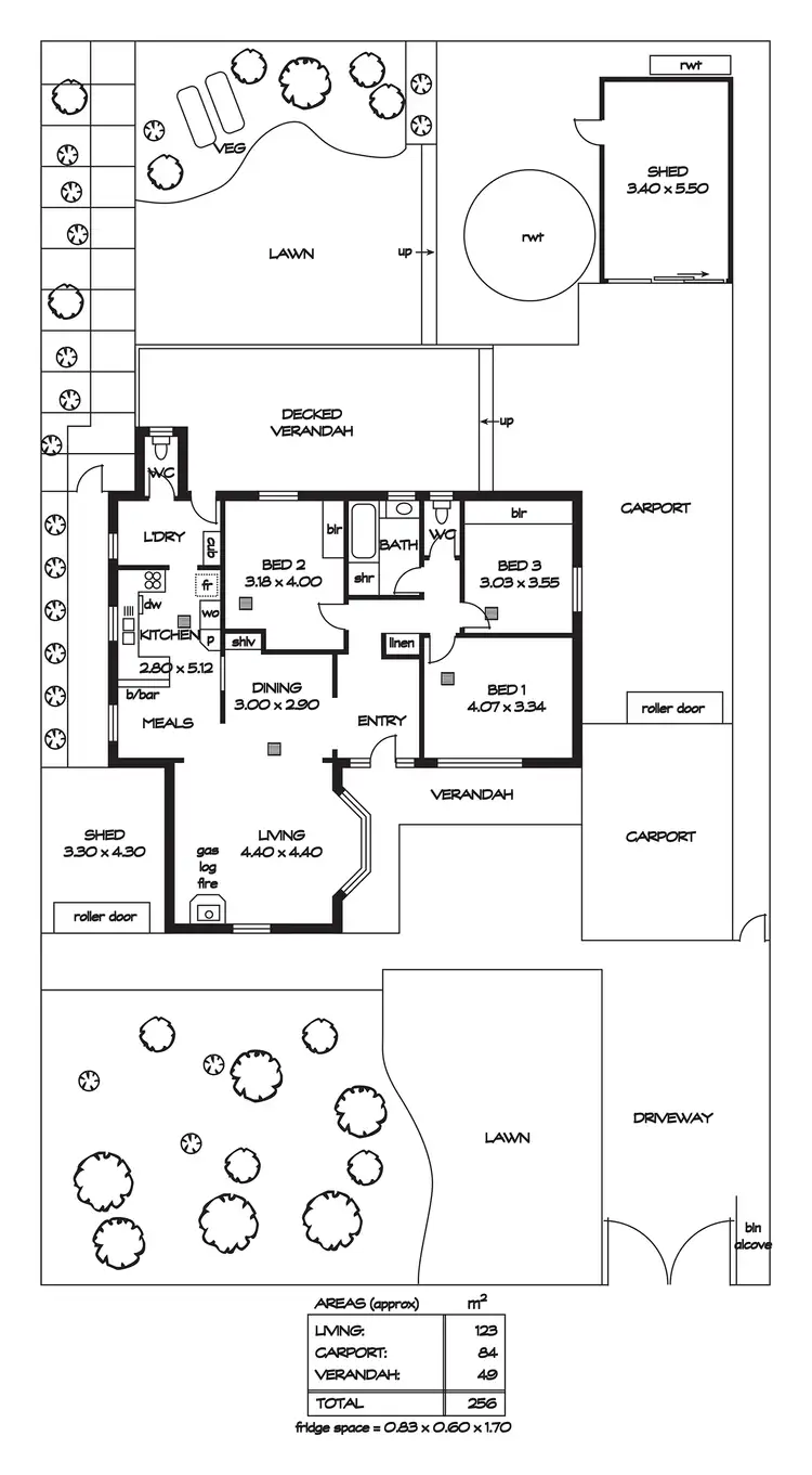 Floorplan of Homely house listing, 7 Lowan Drive, Ingle Farm SA 5098