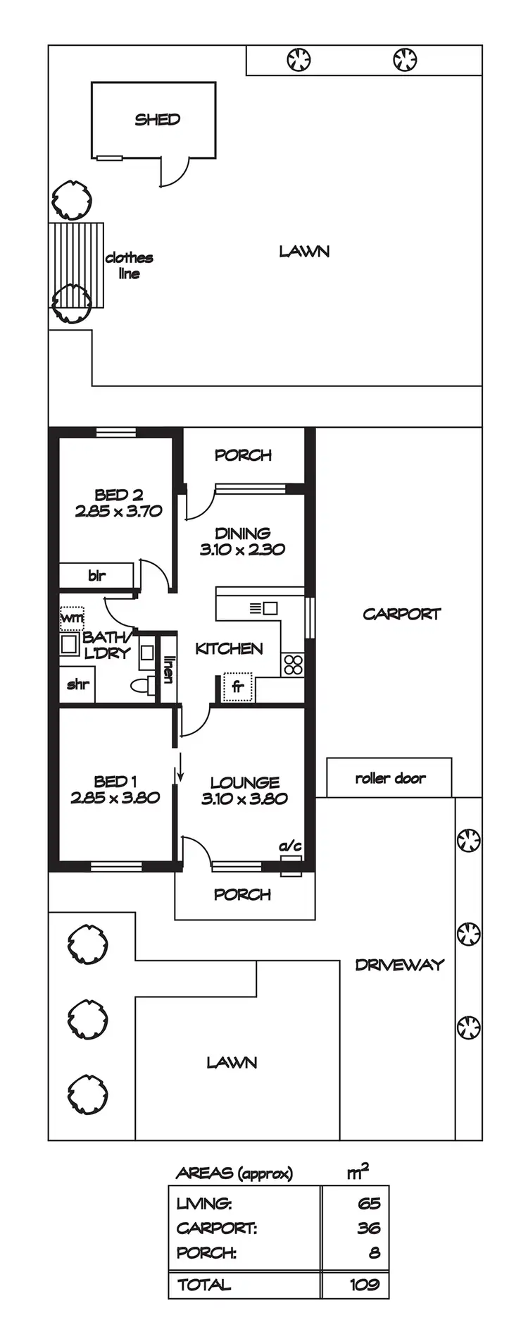 Floorplan of Homely house listing, 59 Laurel Crescent, Parafield Gardens SA 5107