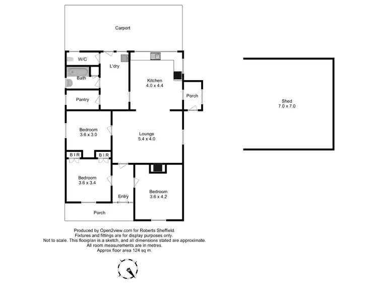 Floorplan of Homely rural property listing, 2076 Sheffield Road, Sheffield TAS 7306