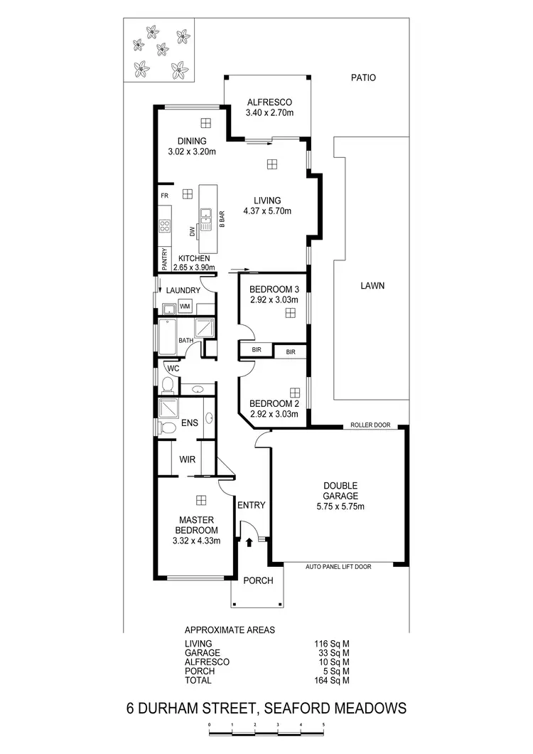 Floorplan of Homely house listing, 6 Durham Street, Seaford Meadows SA 5169