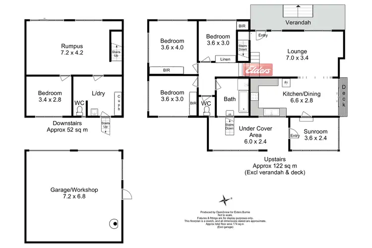 Floorplan of Homely house listing, 4 Quamby Place, Romaine TAS 7320