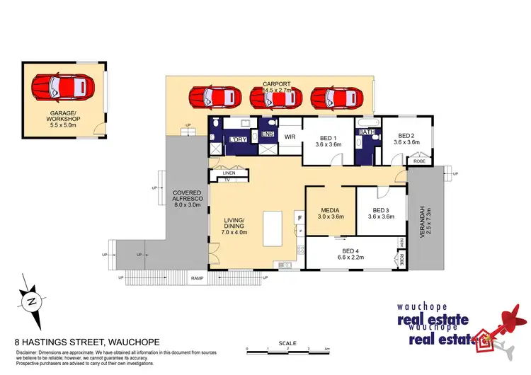 Floorplan of Homely house listing, 8 Hastings Street, Wauchope NSW 2446