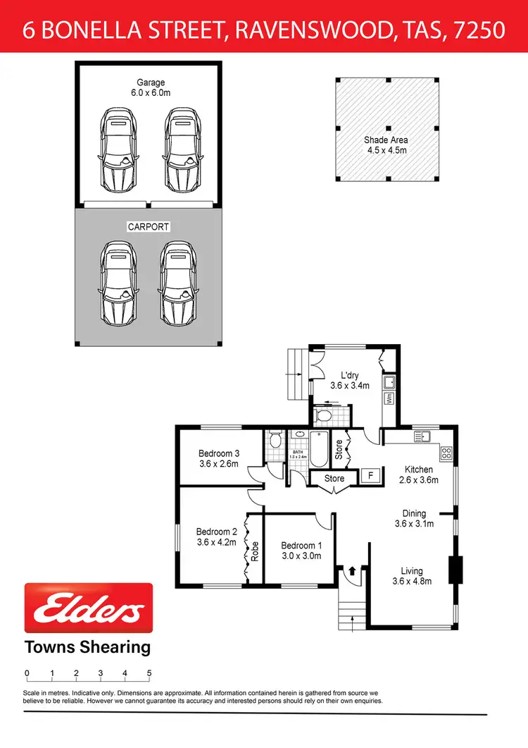 Floorplan of Homely house listing, 6 Bonella Street, Ravenswood TAS 7250