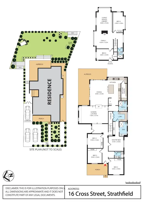 Floorplan of Homely house listing, 16 Cross Street, Strathfield NSW 2135