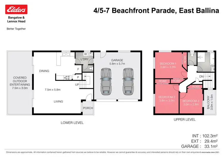 Floorplan of Homely townhouse listing, Unit 4/5-7 Beachfront Parade, East Ballina NSW 2478