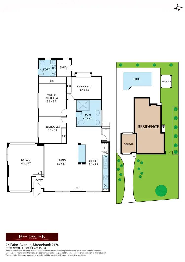 Floorplan of Homely house listing, 26 Paine Avenue, Moorebank NSW 2170