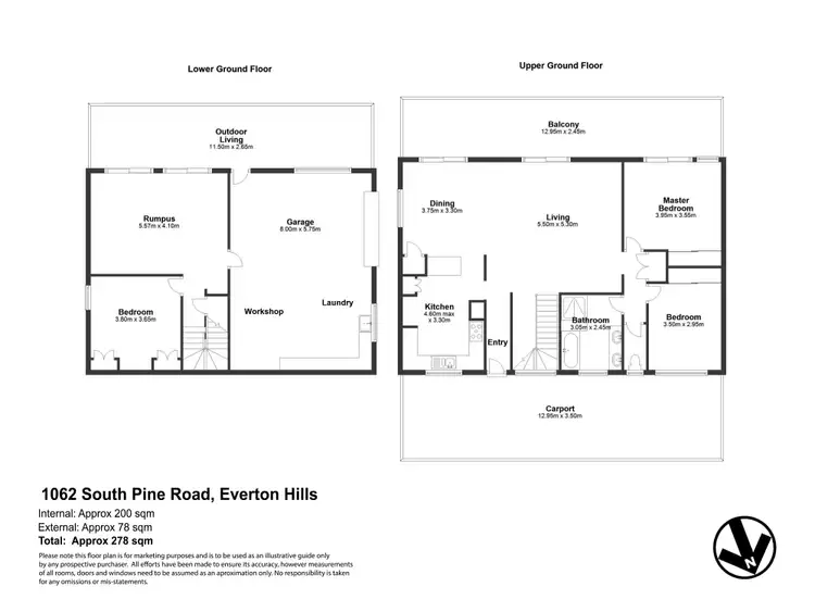 Floorplan of Homely house listing, 1062 South Pine Road, Everton Hills QLD 4053