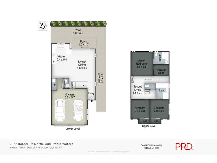 Floorplan of Homely townhouse listing, 20/7 Border Drive North, Currumbin Waters QLD 4223