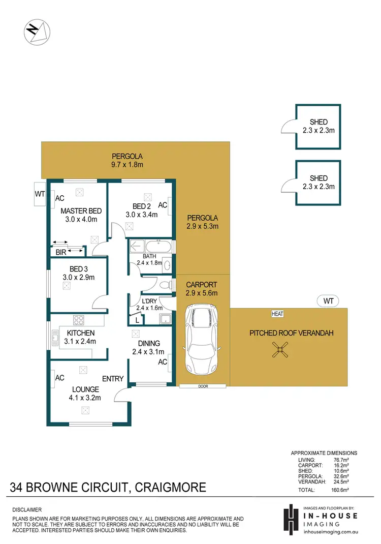 Floorplan of Homely house listing, 34 Browne Circuit, Craigmore SA 5114
