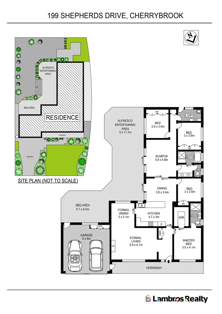 Floorplan of Homely house listing, 199 Shepherds Drive, Cherrybrook NSW 2126