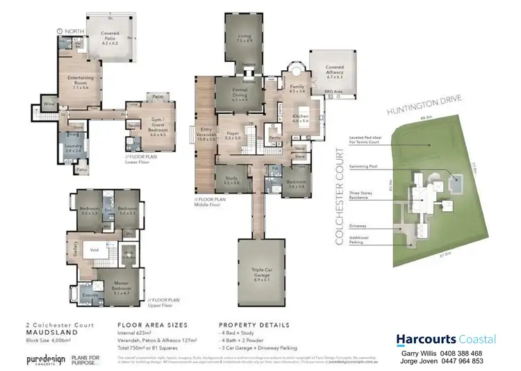 Floorplan of Homely house listing, 2 Colchester Court, Maudsland QLD 4210