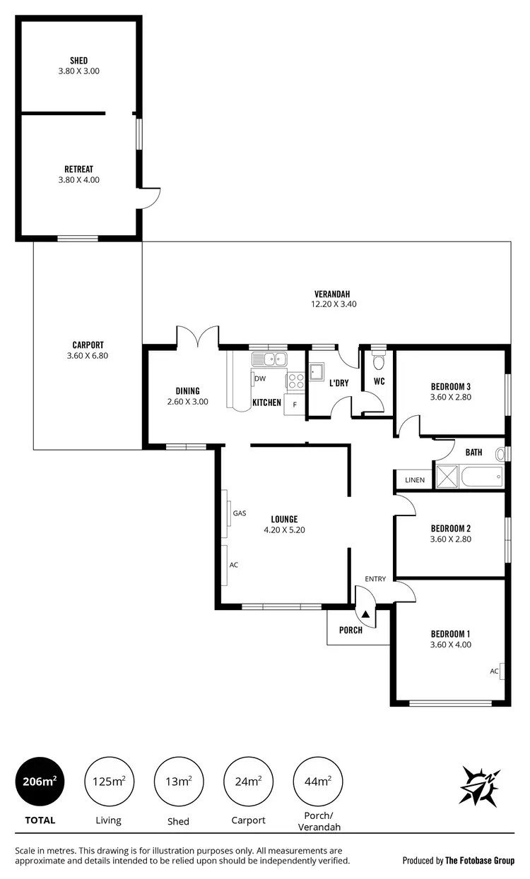 Floorplan of Homely house listing, 20 Harold Road, Salisbury North SA 5108