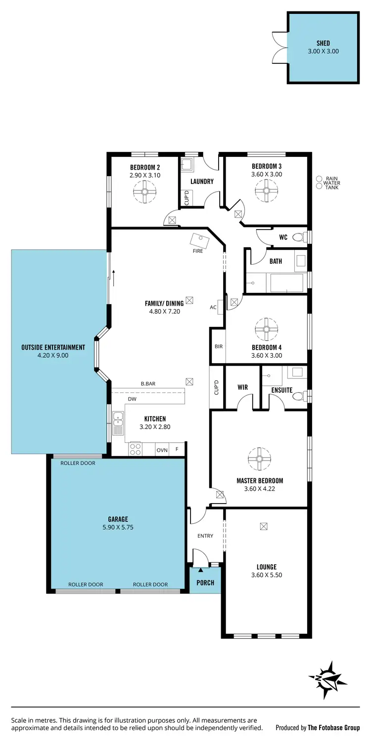 Floorplan of Homely house listing, 91 Kipsy Street, Aldinga Beach SA 5173