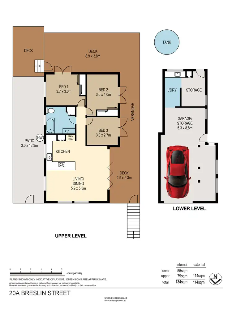 Floorplan of Homely house listing, 20A Breslin Street, Carina QLD 4152