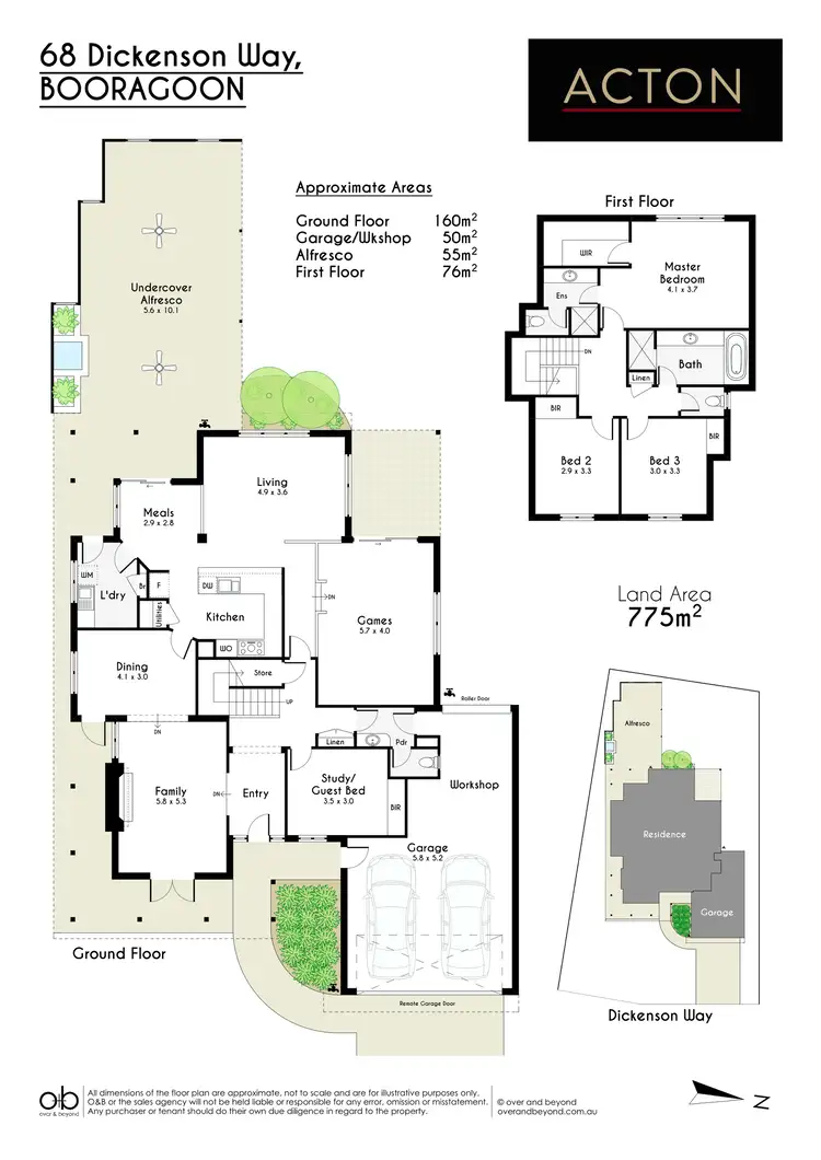Floorplan of Homely house listing, 68 Dickenson Way, Booragoon WA 6154