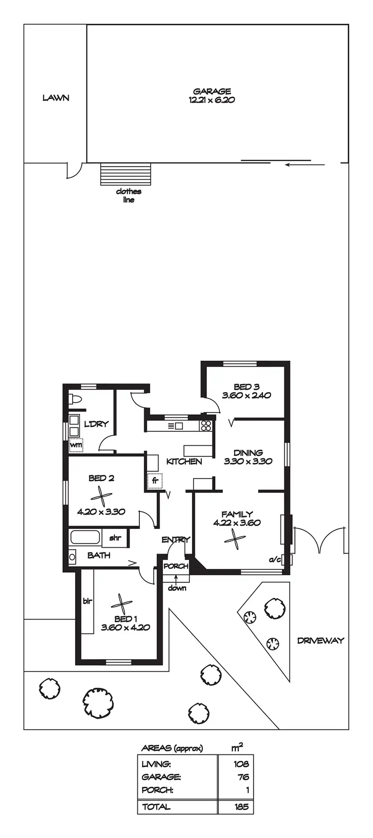 Floorplan of Homely house listing, 42 McNicol Terrace, Rosewater SA 5013
