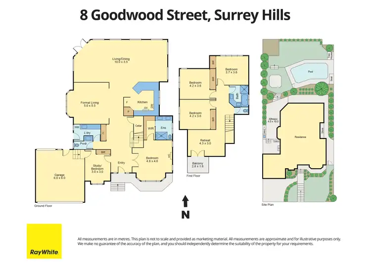 Floorplan of Homely house listing, 8 Goodwood Street, Surrey Hills VIC 3127