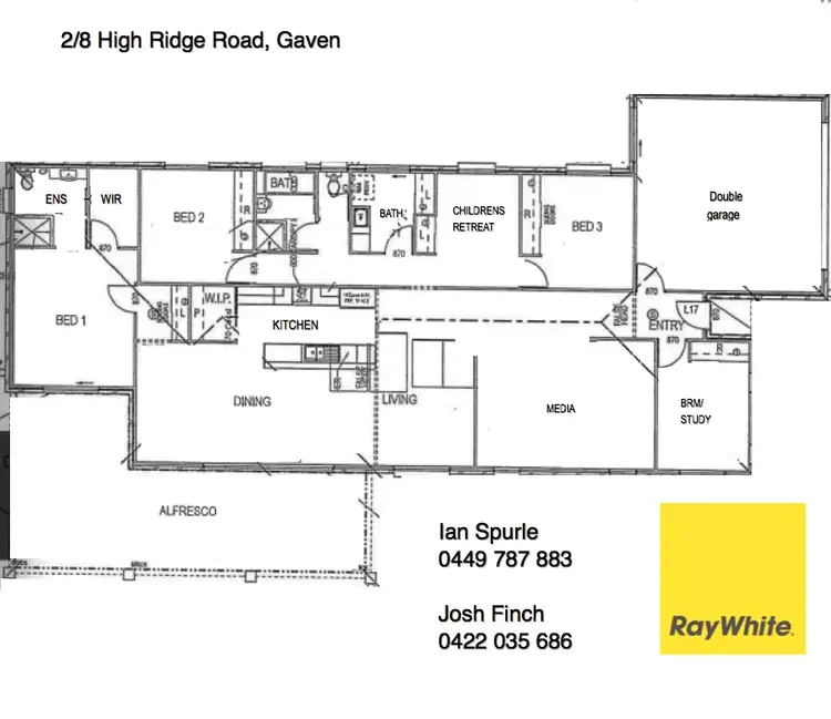 Floorplan of Homely house listing, 2/8 High Ridge Road, Gaven QLD 4211