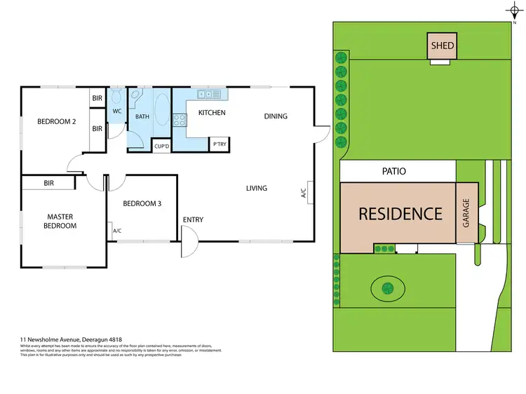 Floorplan of Homely house listing, 11 Newsholme Avenue, Deeragun QLD 4818