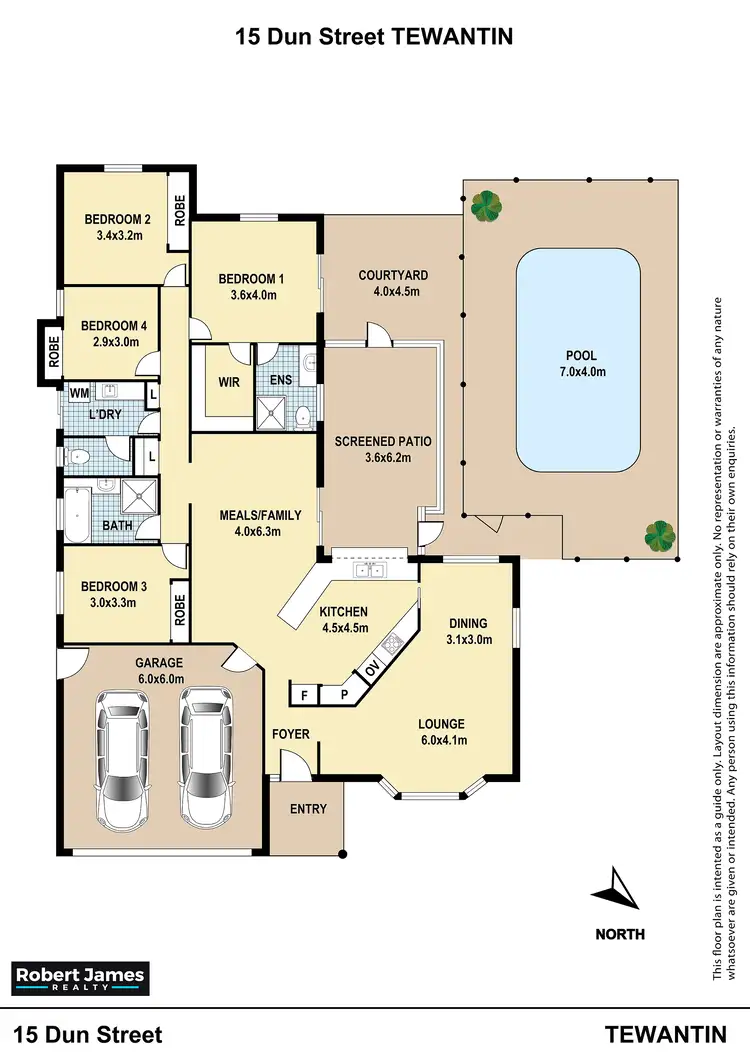 Floorplan of Homely house listing, 15 Dun Street, Tewantin QLD 4565