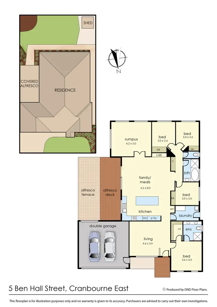 Floorplan of Homely house listing, 5 Ben Hall Street, Cranbourne East VIC 3977