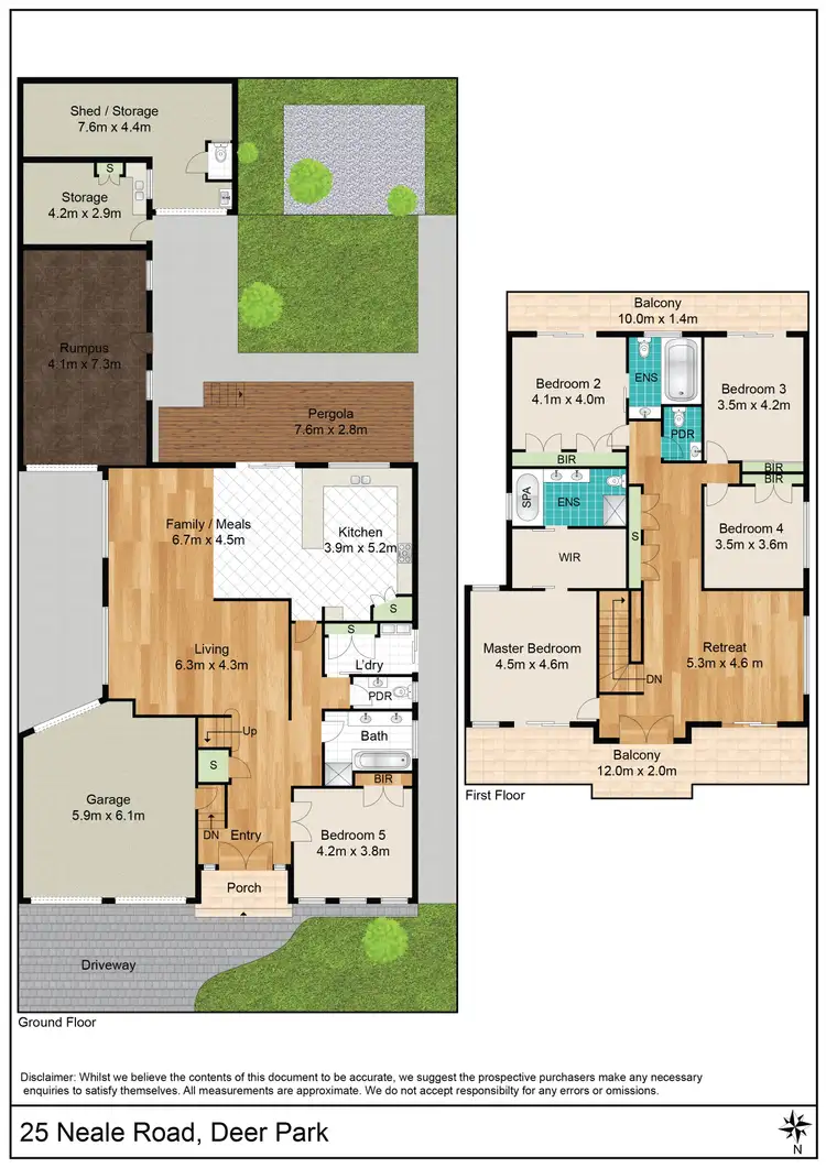 Floorplan of Homely house listing, 25 Neale Road, Deer Park VIC 3023