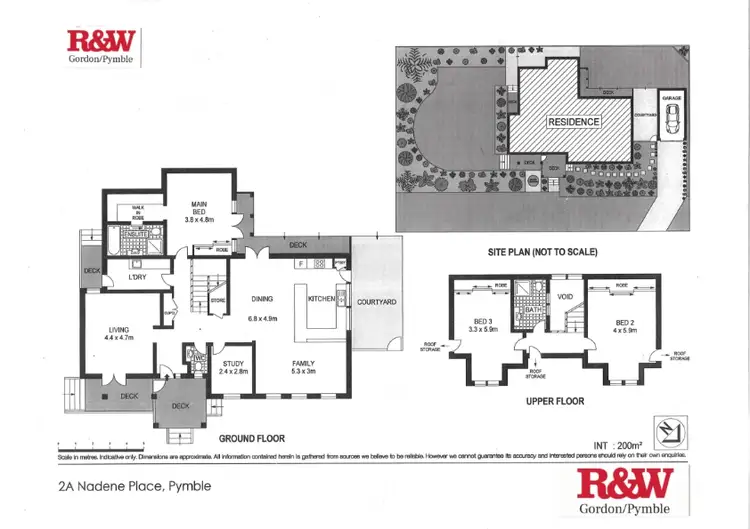 Floorplan of Homely house listing, 2a Nadene Pl, Pymble NSW 2073