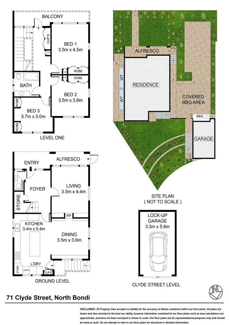 Floorplan of Homely house listing, 71 Clyde Street, North Bondi NSW 2026