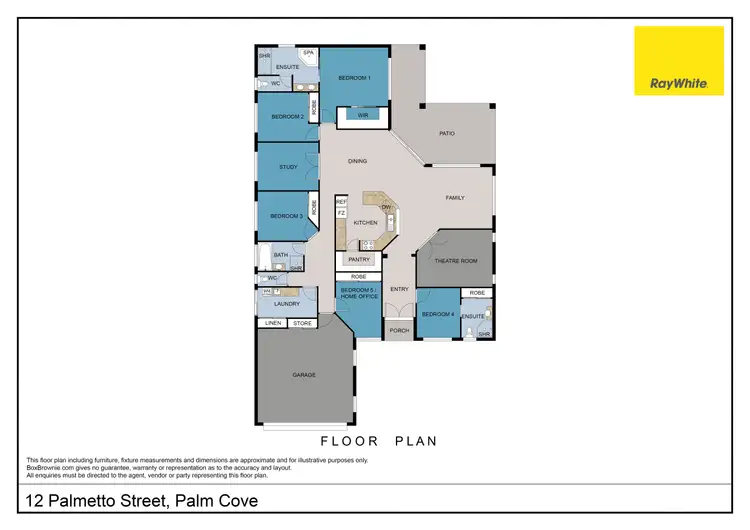 Floorplan of Homely house listing, 12 Palmetto Street, Palm Cove QLD 4879