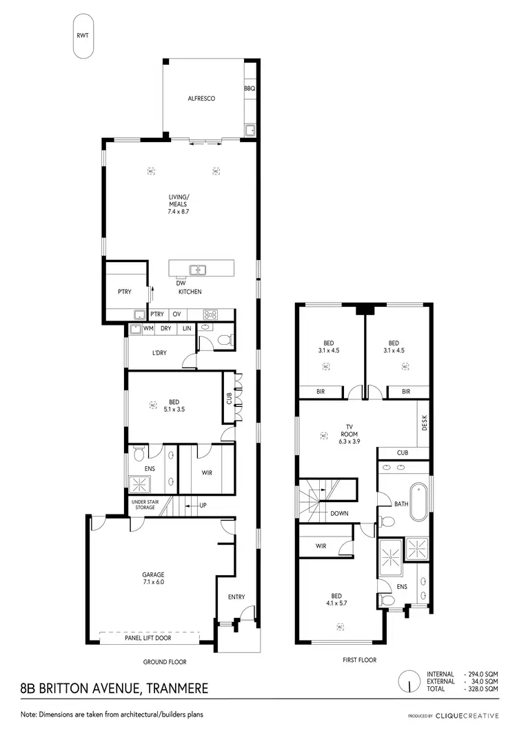 Floorplan of Homely house listing, 8B Britton Avenue, Tranmere SA 5073