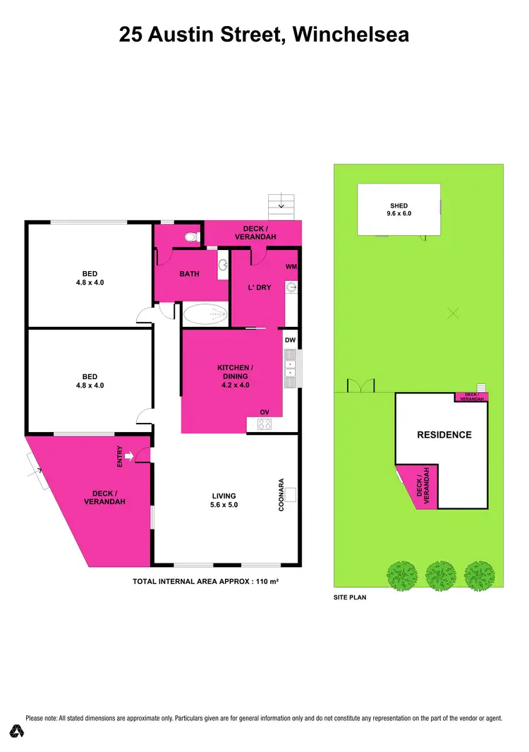 Floorplan of Homely house listing, 25 Austin Street, Winchelsea VIC 3241