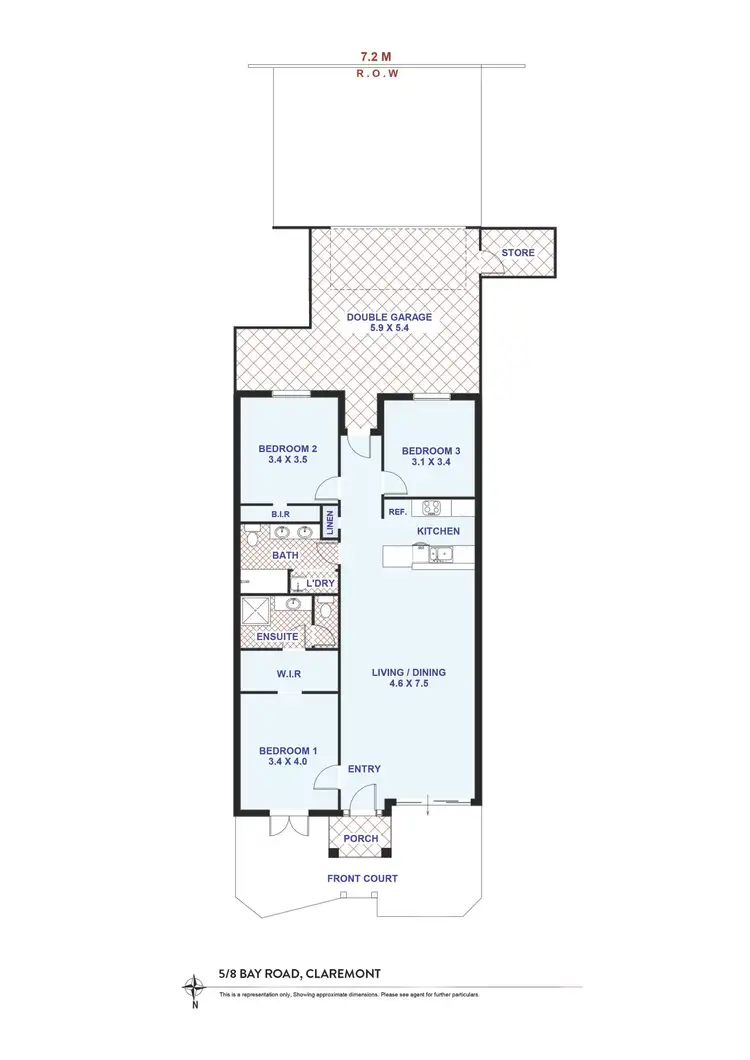 Floorplan of Homely house listing, 5/8 Bay Road, Claremont WA 6010