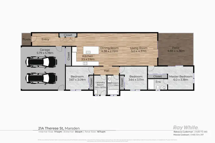 Floorplan of Homely house listing, 21A Therese Street, Marsden QLD 4132