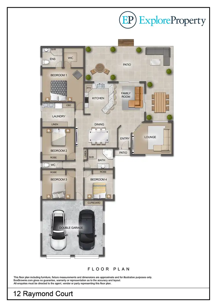 Floorplan of Homely house listing, 12 Raymond Court, Walkerston QLD 4751