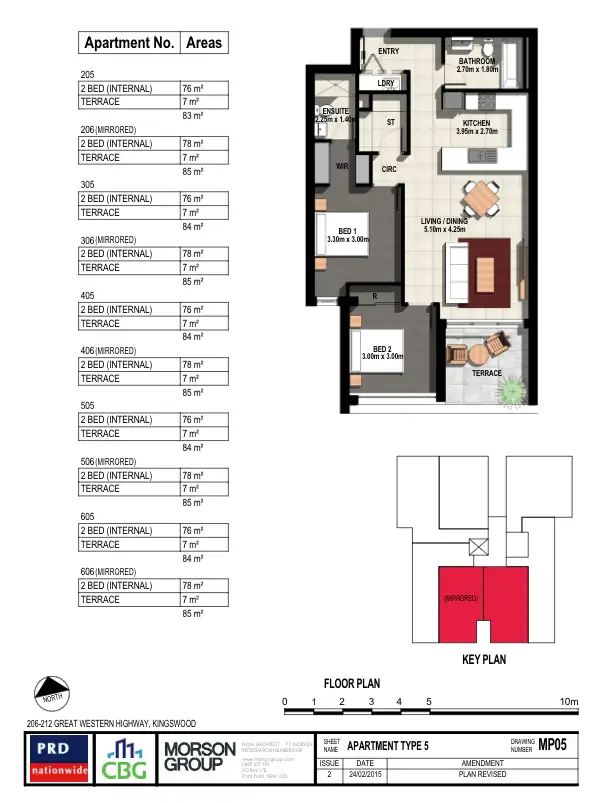 Floorplan of Homely apartment listing, 30/206-212 Great Western Highway, Kingswood NSW 2747