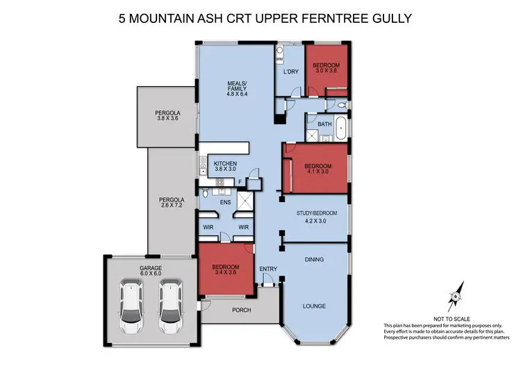 Floorplan of Homely house listing, 5 Mountain Ash Court, Upper Ferntree Gully VIC 3156
