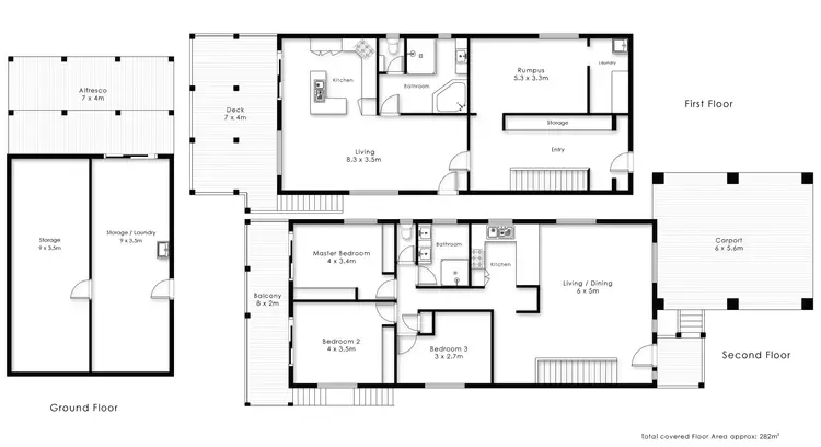 Floorplan of Homely house listing, 12 Robyn Street, Southport QLD 4215