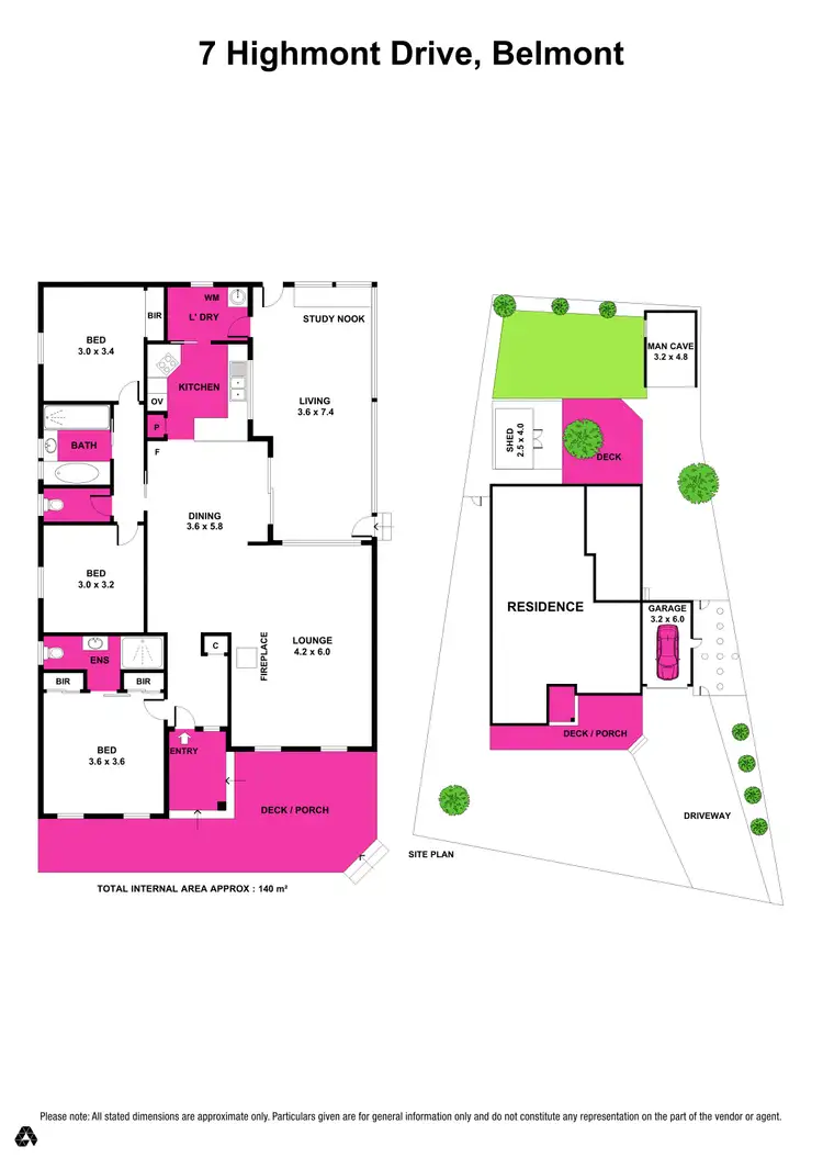 Floorplan of Homely house listing, 7 Highmont Drive, Belmont VIC 3216